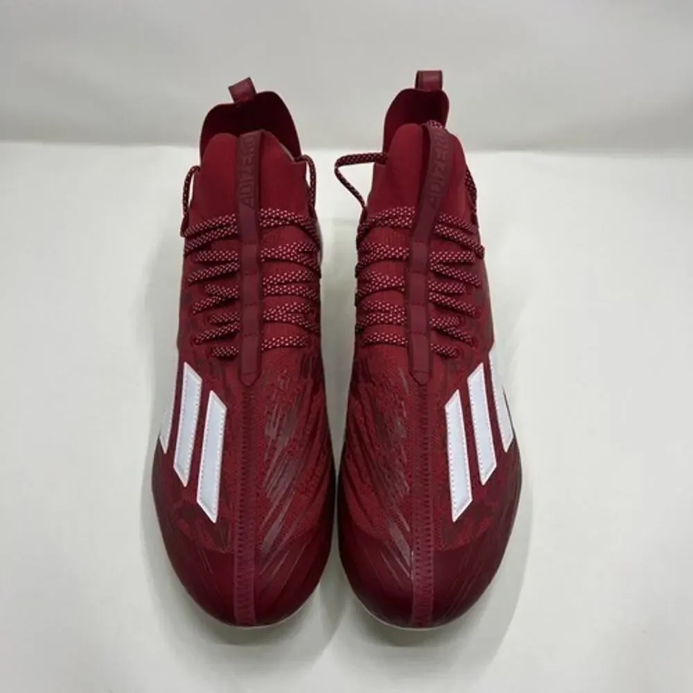 Adidas ADIZERO Mens Size 14 PRIMEKNIT Low Top Football Cleats Power Red HP8745
